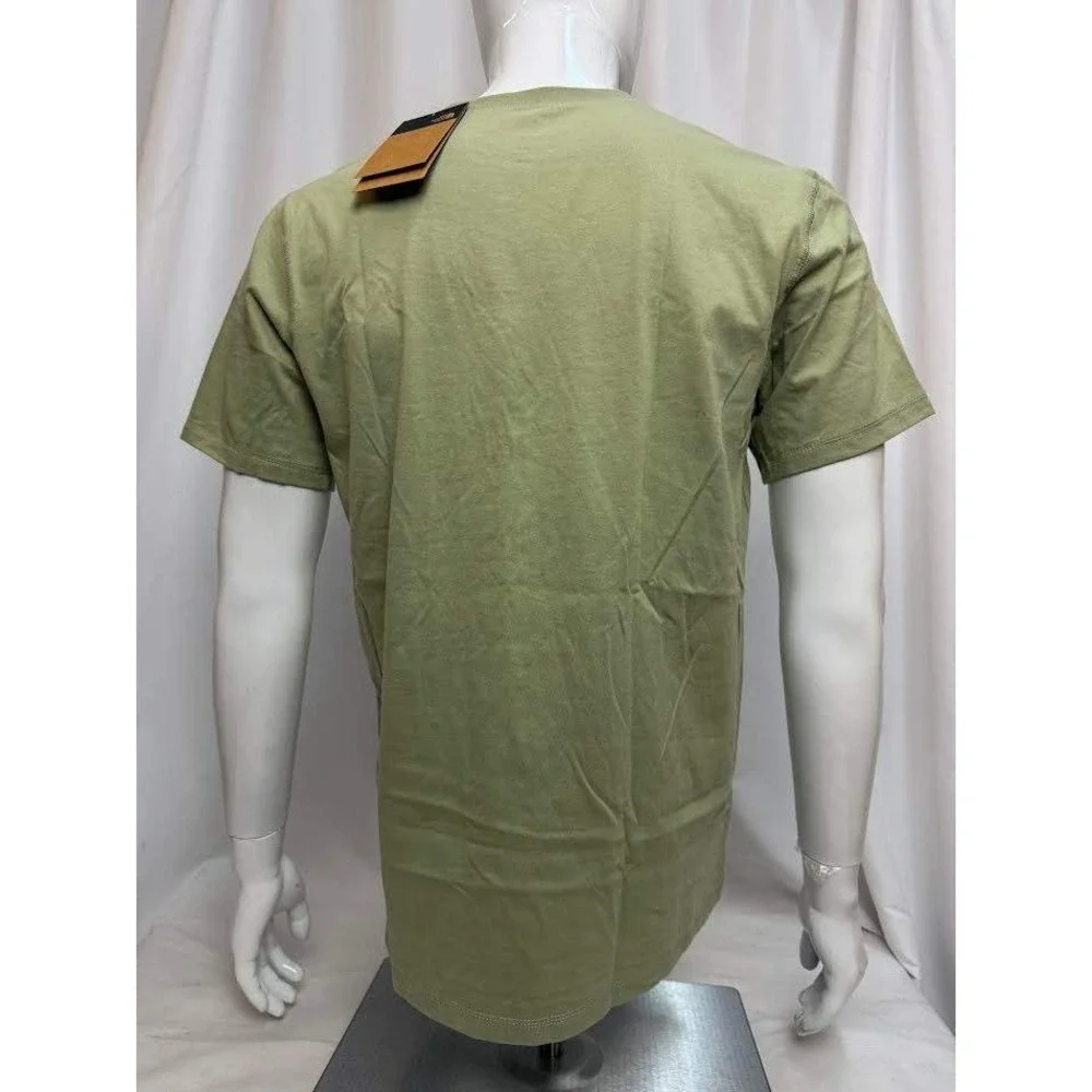 NWT! The North Face Mens Short Sleeve Pocket Tee Olive Green NF0A475L SM